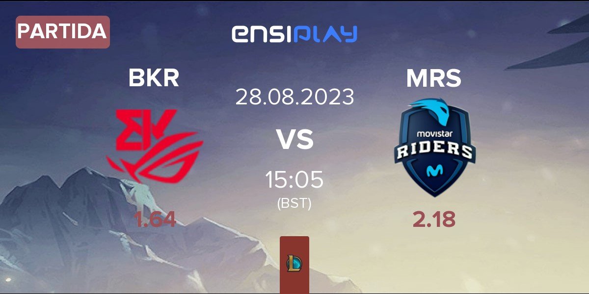 Partida BK ROG Esports BKR vs Movistar KOI KOI | 28.08