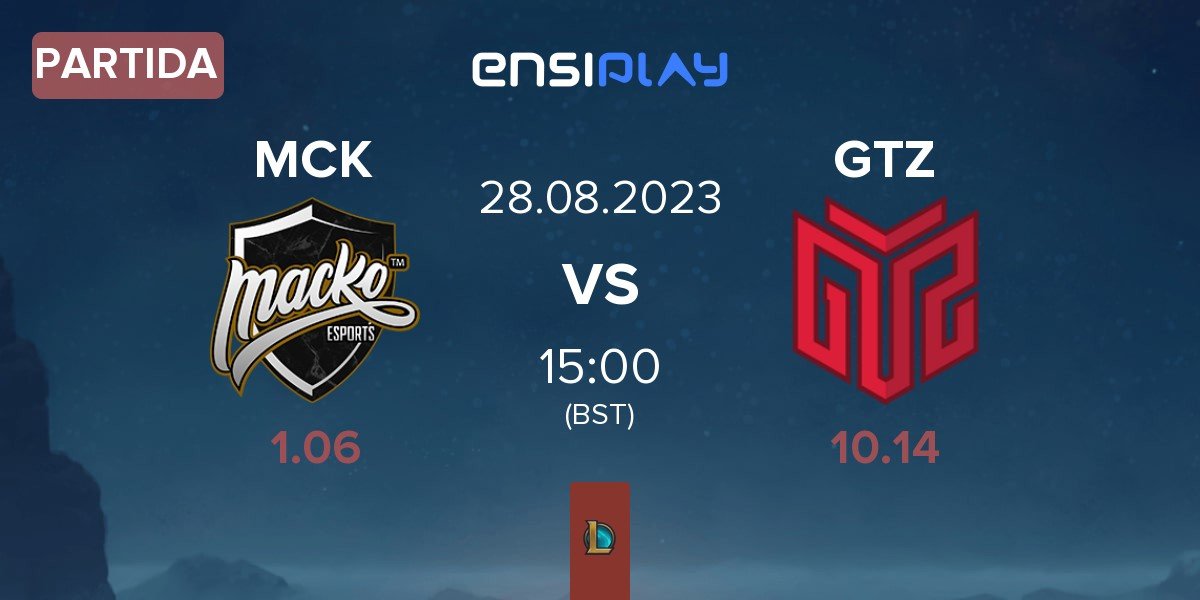 Partida Macko Esports MCK vs GTZ Esports GTZ | 28.08