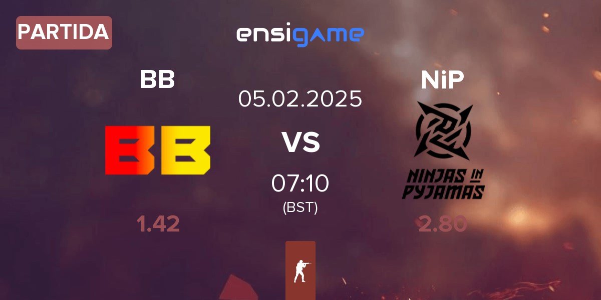 Partida BetBoom BB vs Ninjas in Pyjamas NiP | 05.02