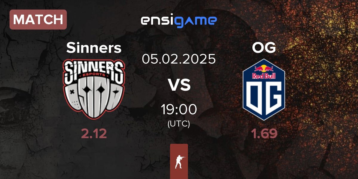 Match Sinners Esports Sinners vs OG Gaming OG | 05.02