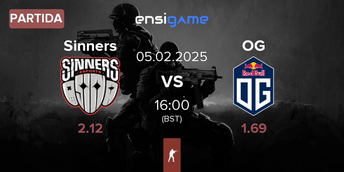 Partida Sinners Esports Sinners vs OG Gaming OG | 05.02