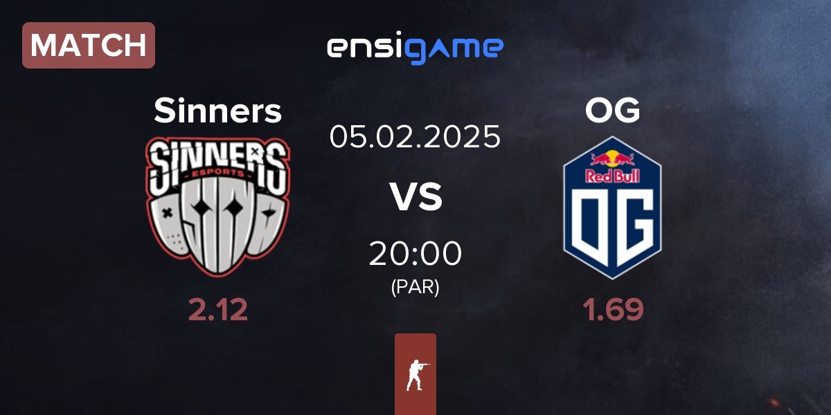 Match Sinners Esports Sinners vs OG Gaming OG | 05.02