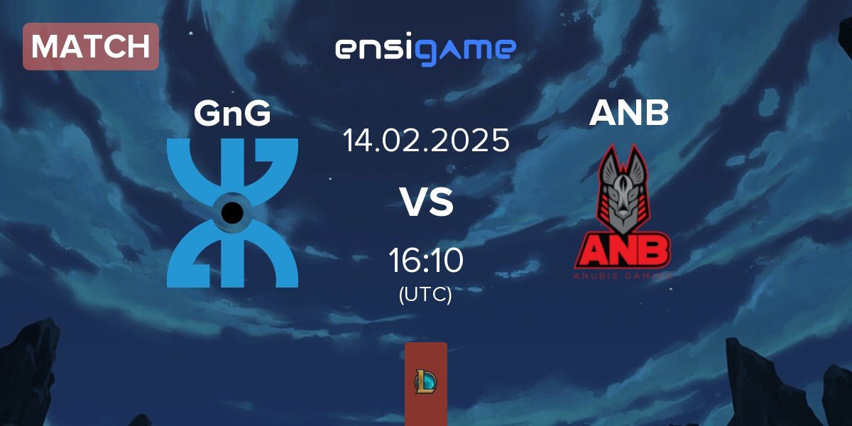 Match GnG Amazigh GnG vs Anubis Gaming ANB | 14.02