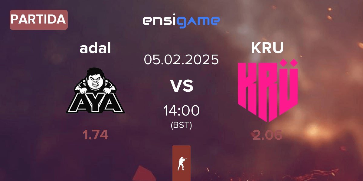 Partida adalYamigos adal vs KRU Esport KRU | 05.02