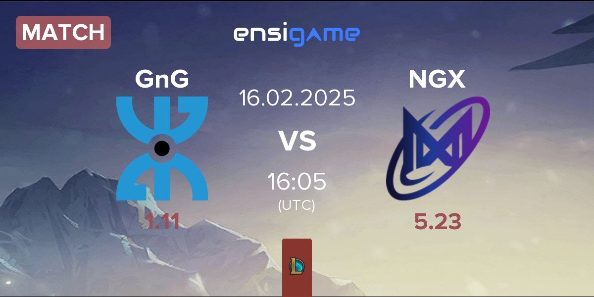 Match GnG Amazigh GnG vs Nigma Galaxy NGX | 16.02