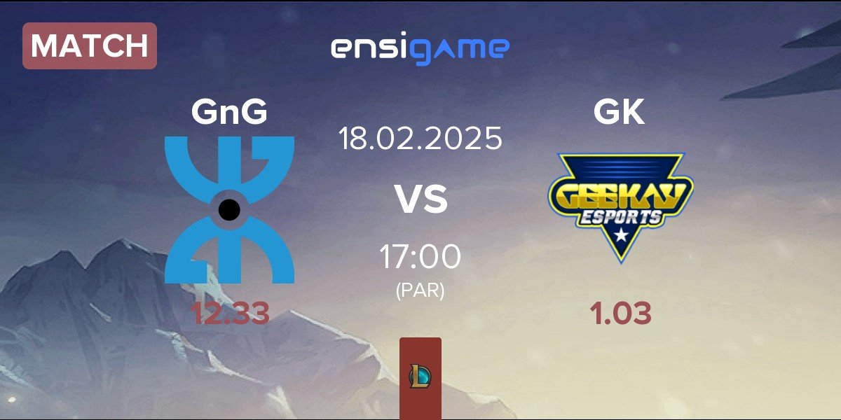 Match GnG Amazigh GnG vs Geekay Esports GK | 18.02