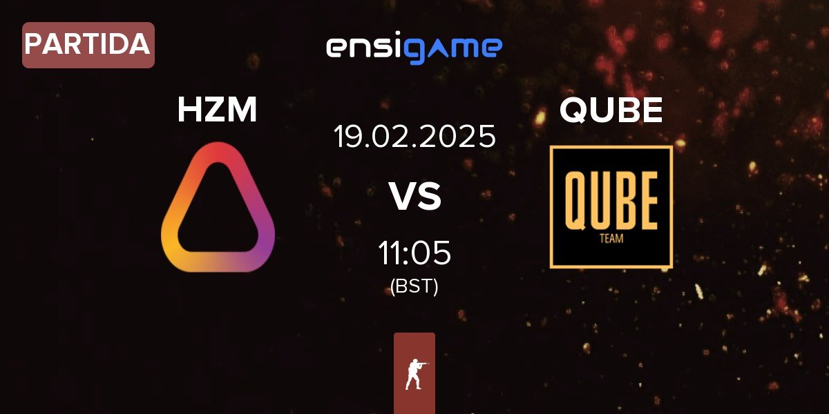 Partida harizma HZM vs The QUBE Esports QUBE | 19.02