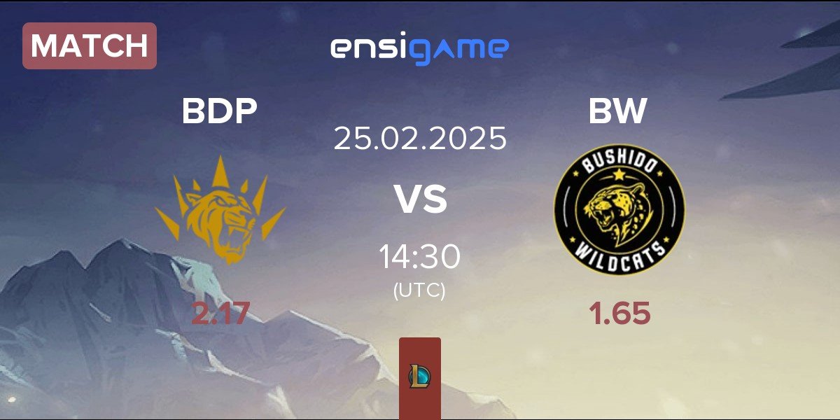 Match BBL Dark Passage BDP vs Bushido Wildcats BW | 25.02