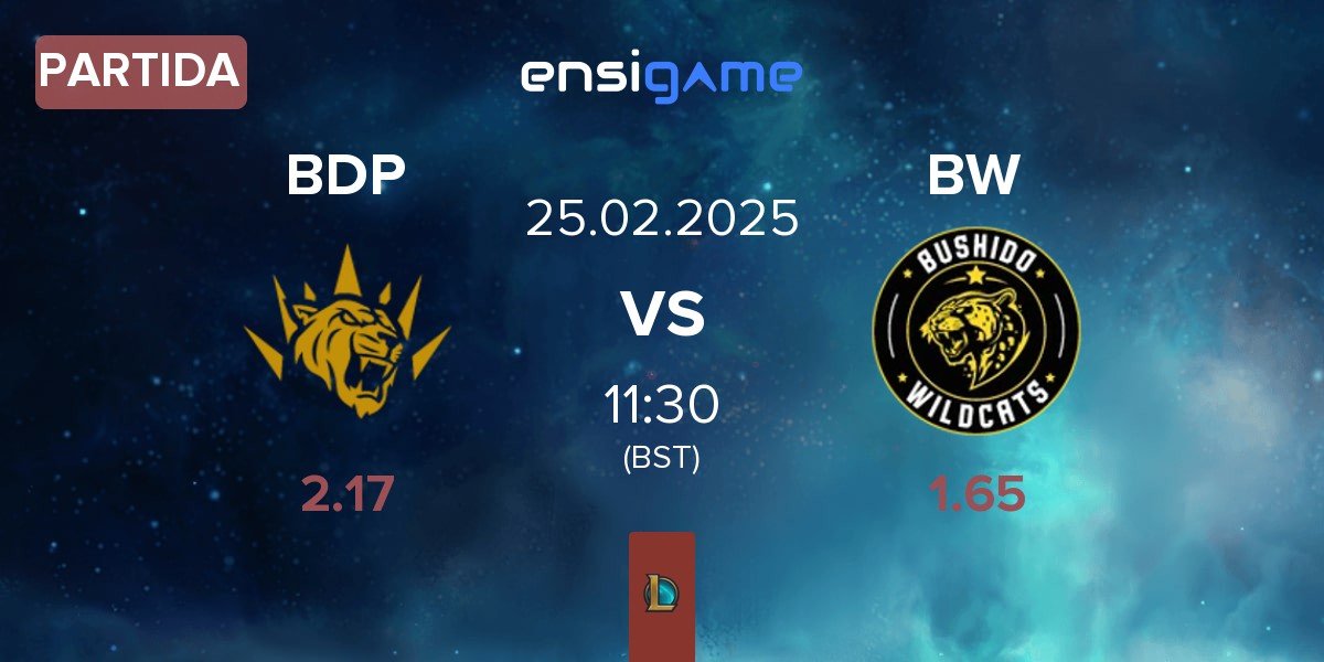 Partida BBL Dark Passage BDP vs Bushido Wildcats BW | 25.02