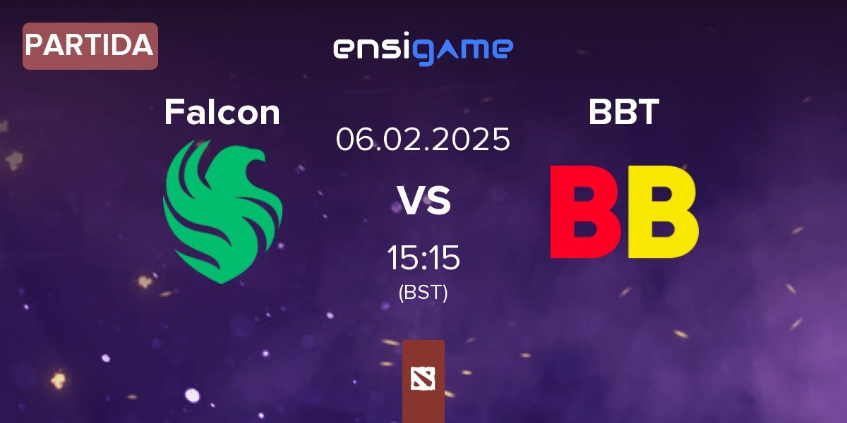 Partida Team Falcons Falcon vs BetBoom Team BBT | 06.02