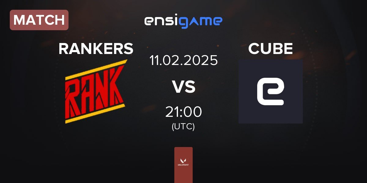 Match RANKERS vs Cubert Academy CUBE | 11.02