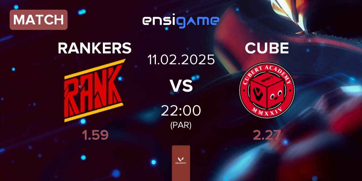 Match RANKERS vs Cubert Academy CUBE | 11.02