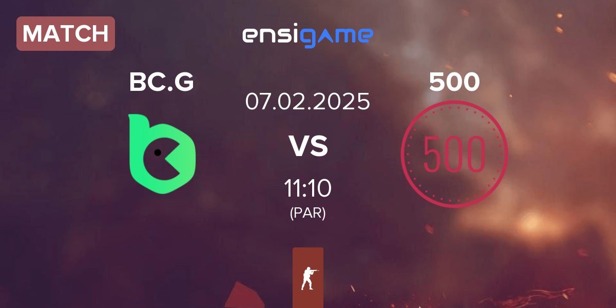 Match BC.Game Esports BC.G vs 500 | 07.02