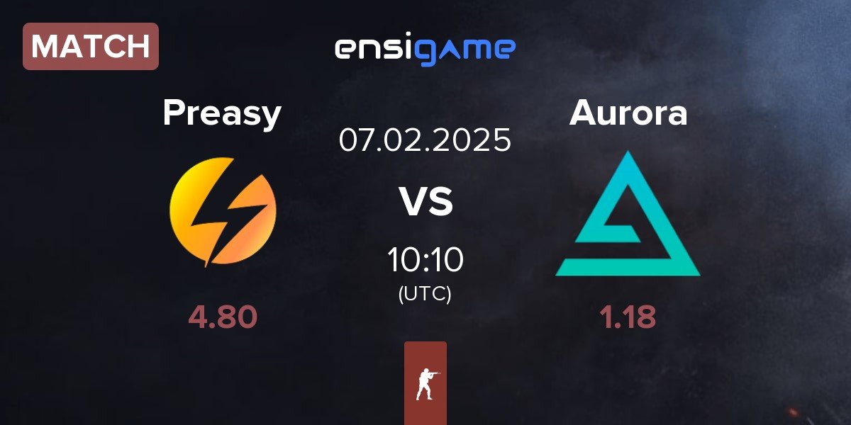 Match Preasy Esport Preasy vs Aurora Gaming Aurora | 07.02