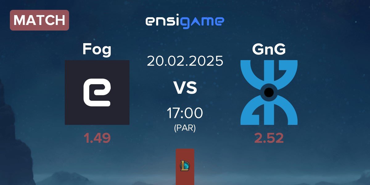 Match Fog Esports Fog vs GnG Amazigh GnG | 20.02