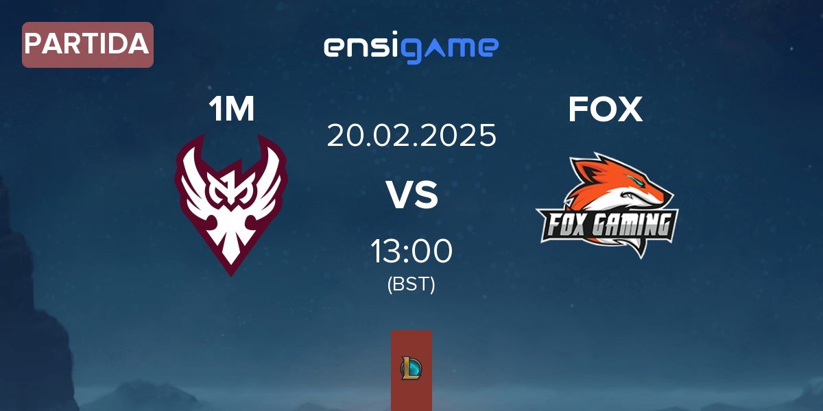 Partida One More Esports 1M vs Fox Gaming FOX | 20.02