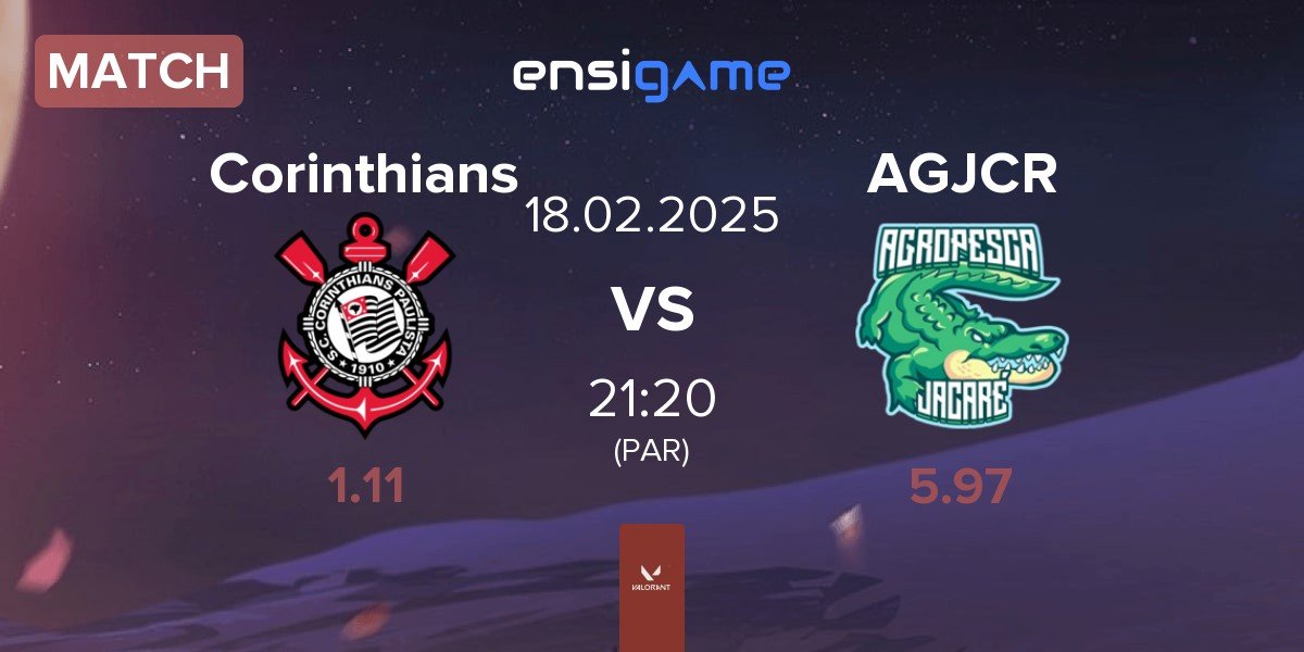 Match Corinthians Esports Corinthians vs Agropesca Jacare AGJCR | 18.02