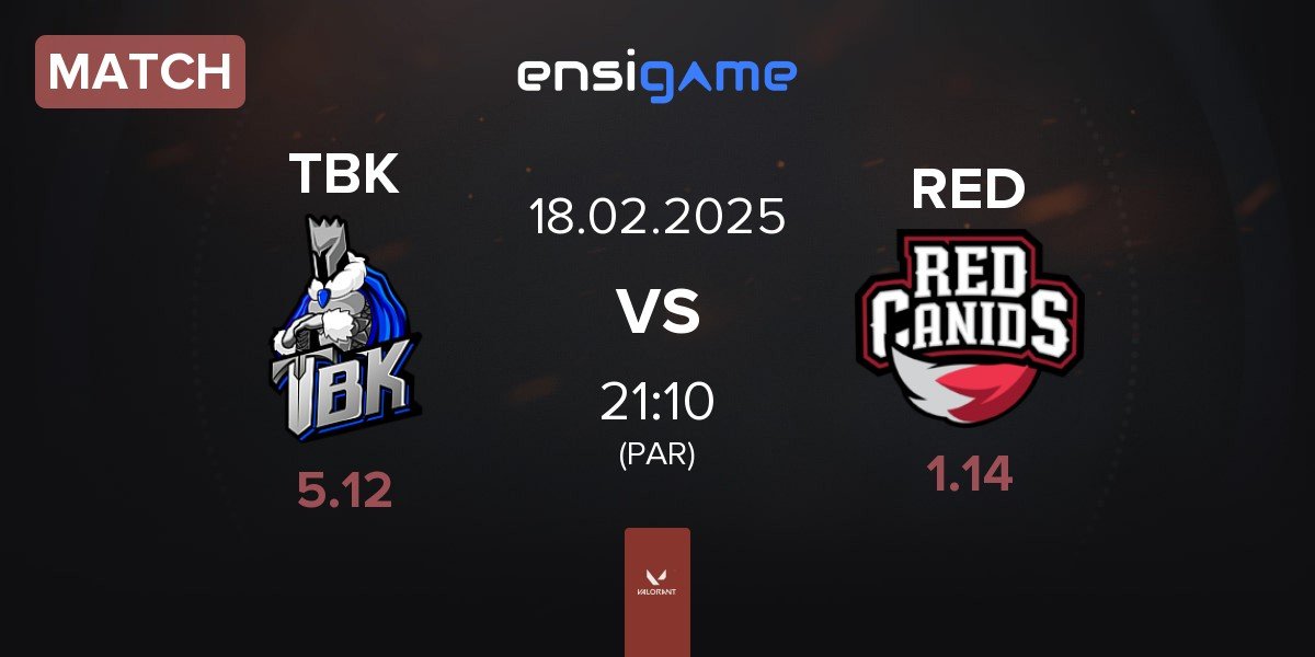 Match TBK Esports TBK vs RED Canids RED | 18.02