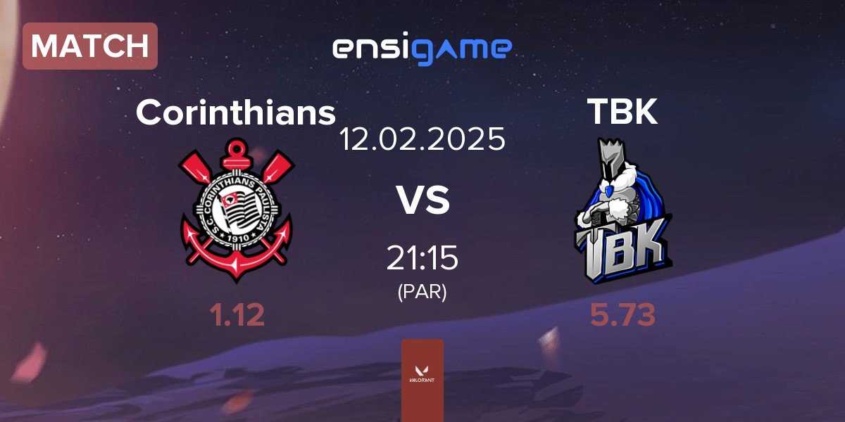 Match Corinthians Esports Corinthians vs TBK Esports TBK | 12.02