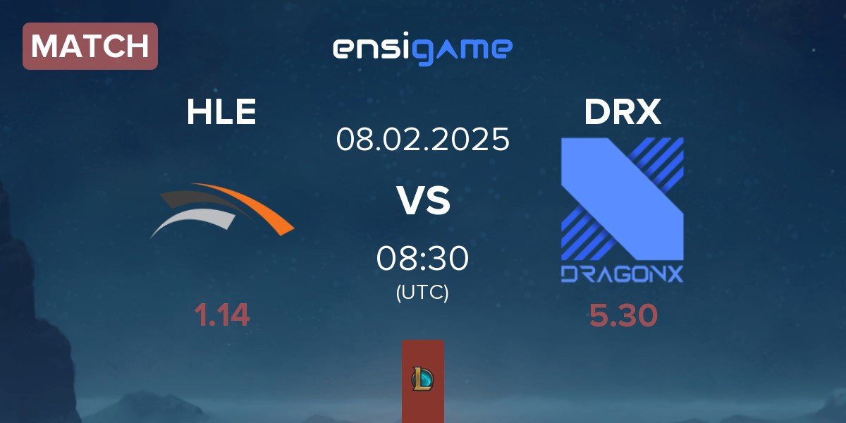 Match Hanwha Life Esports HLE vs DRX | 08.02