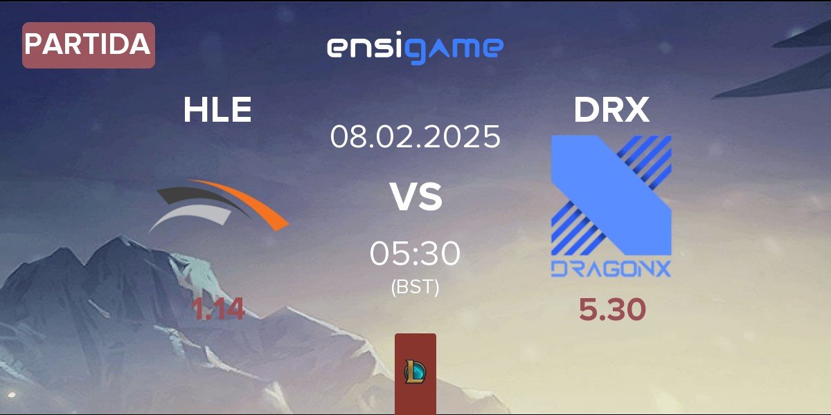 Partida Hanwha Life Esports HLE vs DRX | 08.02