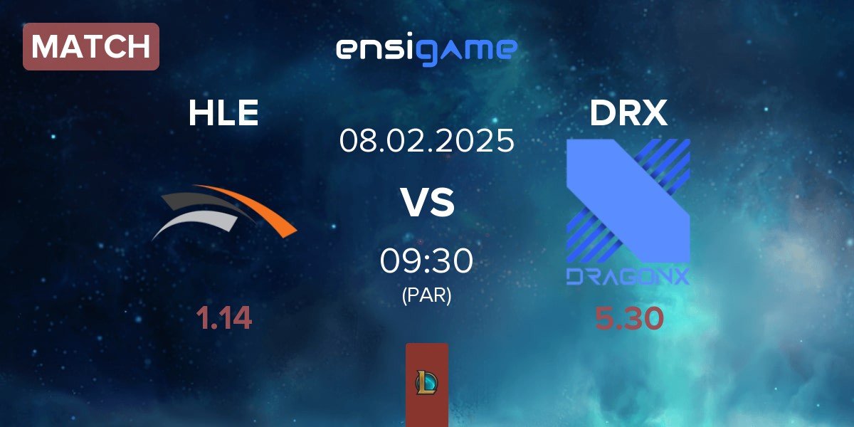 Match Hanwha Life Esports HLE vs DRX | 08.02