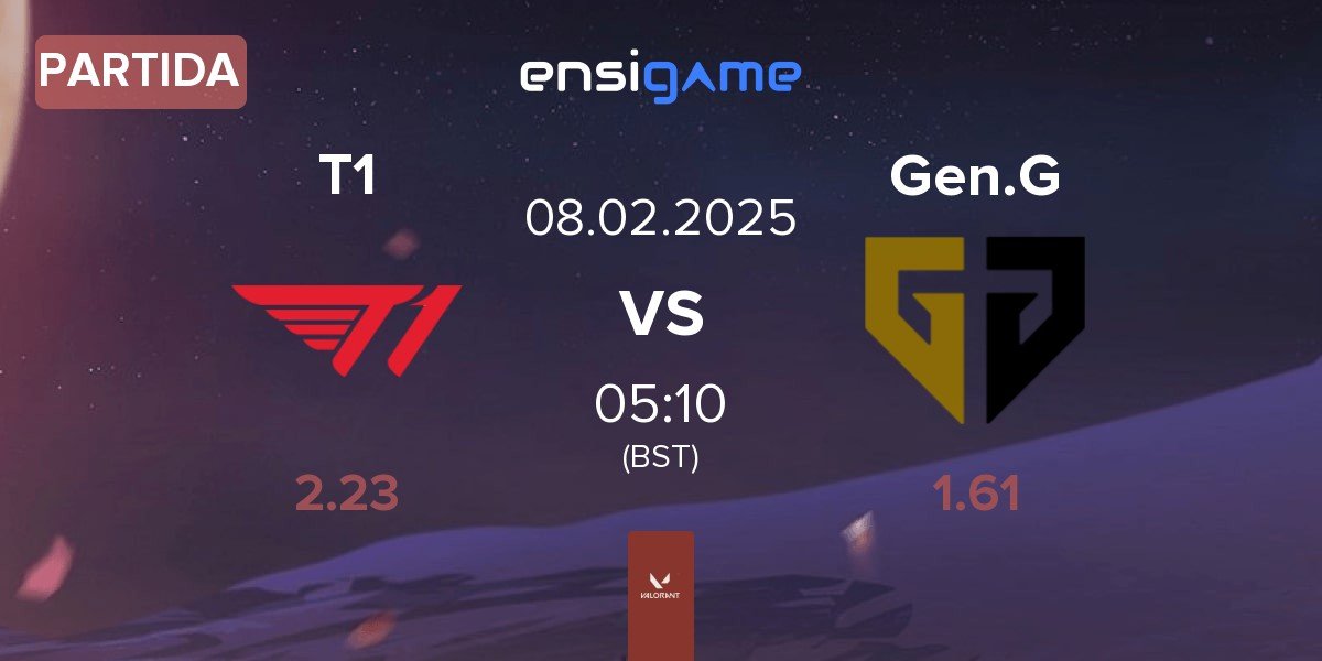 Partida T1 vs Gen.G Esports Gen.G | 08.02