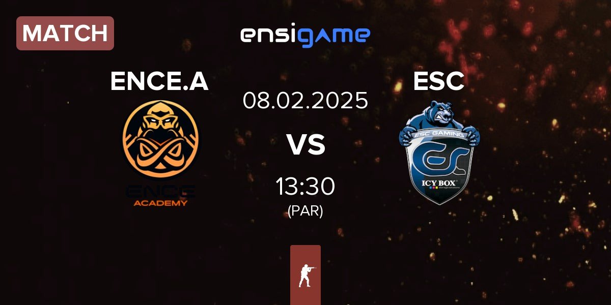 Match ENCE Academy ENCE.A vs ESC Gaming ESC | 08.02