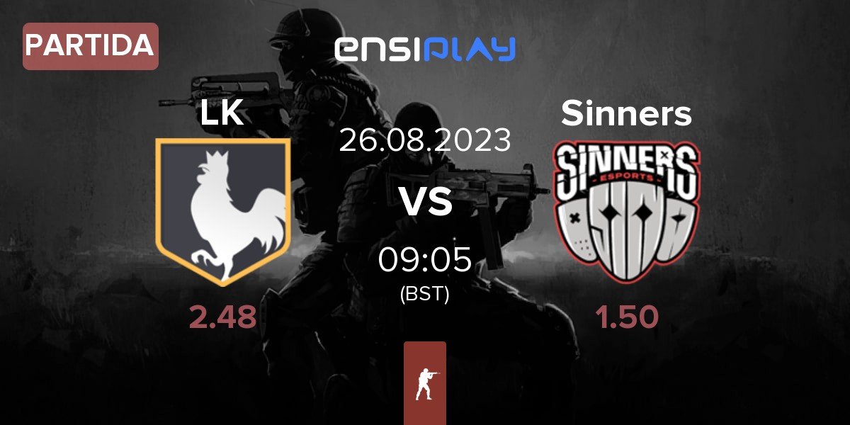 Partida los kogutos LK vs Sinners Esports Sinners | 26.08