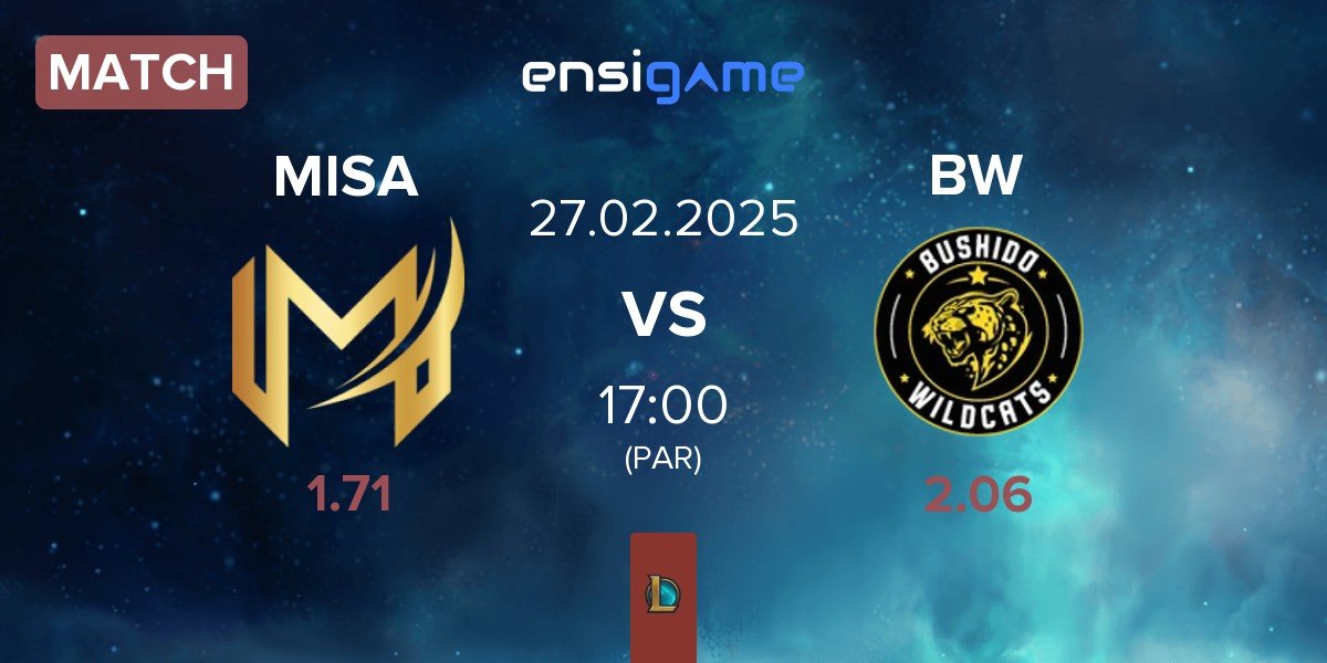 Match Misa Esports MISA vs Bushido Wildcats BW | 27.02