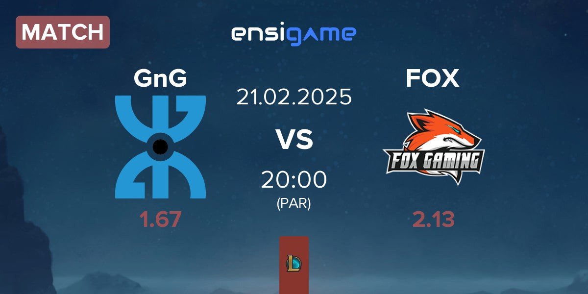 Match GnG Amazigh GnG vs Fox Gaming FOX | 21.02