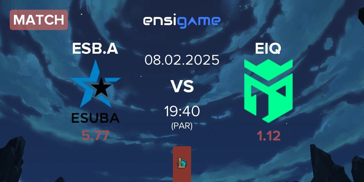 Match KIA.eSuba Academy ESB.A vs Entropiq EIQ | 08.02