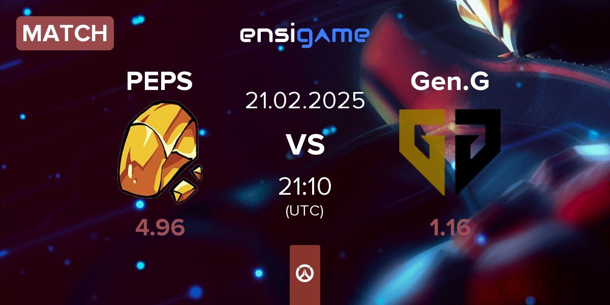 Match Team Peps PEPS vs Gen.G | 21.02