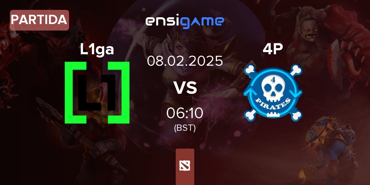 Partida L1ga Team L1ga vs 4Pirates 4P | 08.02