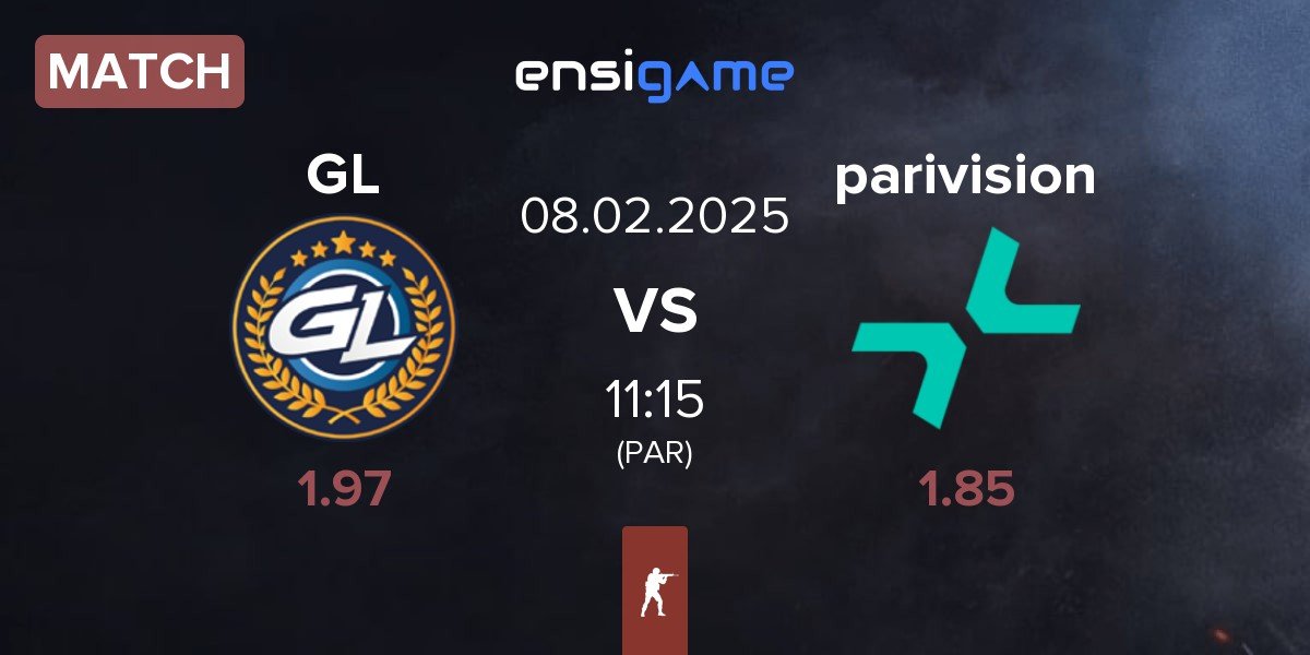 Match GamerLegion GL vs PARIVISION parivision | 08.02