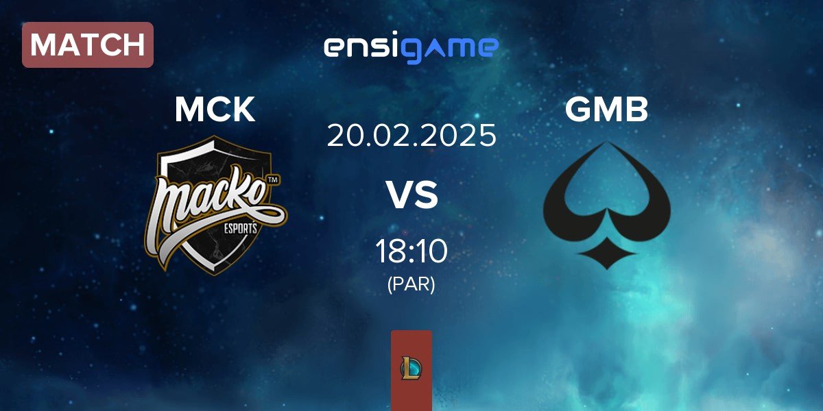 Match Macko Esports MCK vs GAMBLERS ESPORTS GMB | 20.02