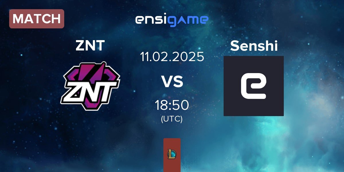 Match ZennIT ZNT vs Senshi eSports Senshi | 11.02