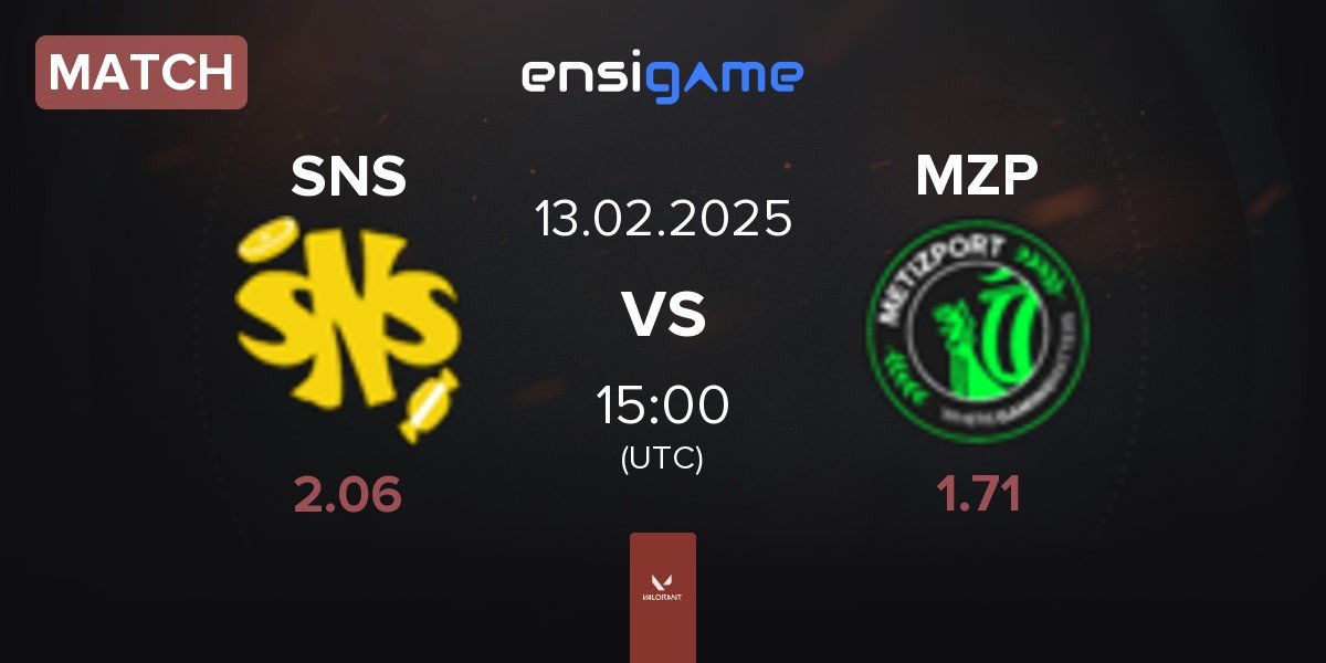 Match SweetNSour SNS vs Metizport MZP | 13.02