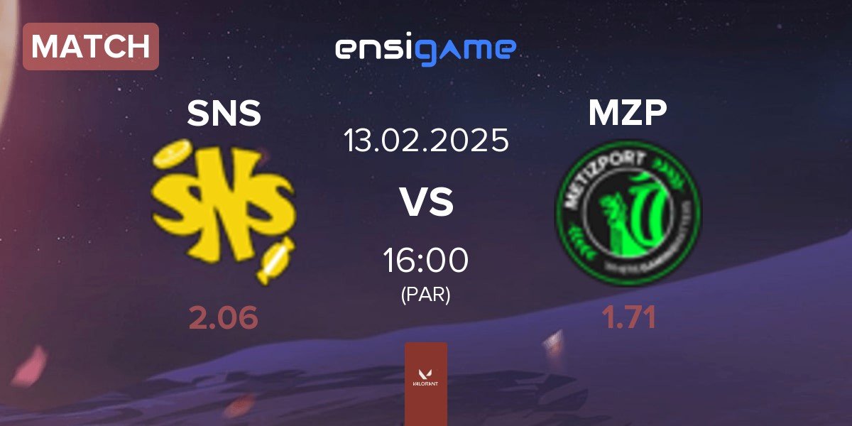 Match SweetNSour SNS vs Metizport MZP | 13.02