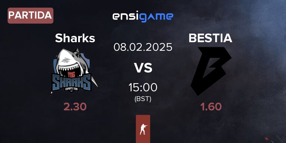 Partida Sharks Esports Sharks vs BESTIA | 08.02