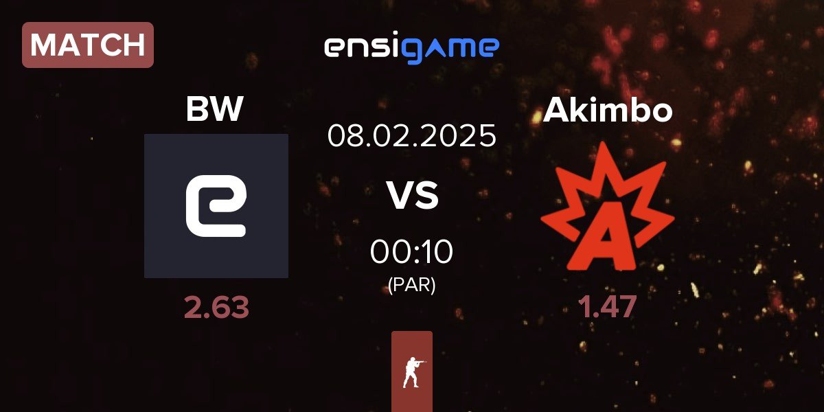 Match BACKWHENEVER BW vs Akimbo Esports Akimbo | 08.02