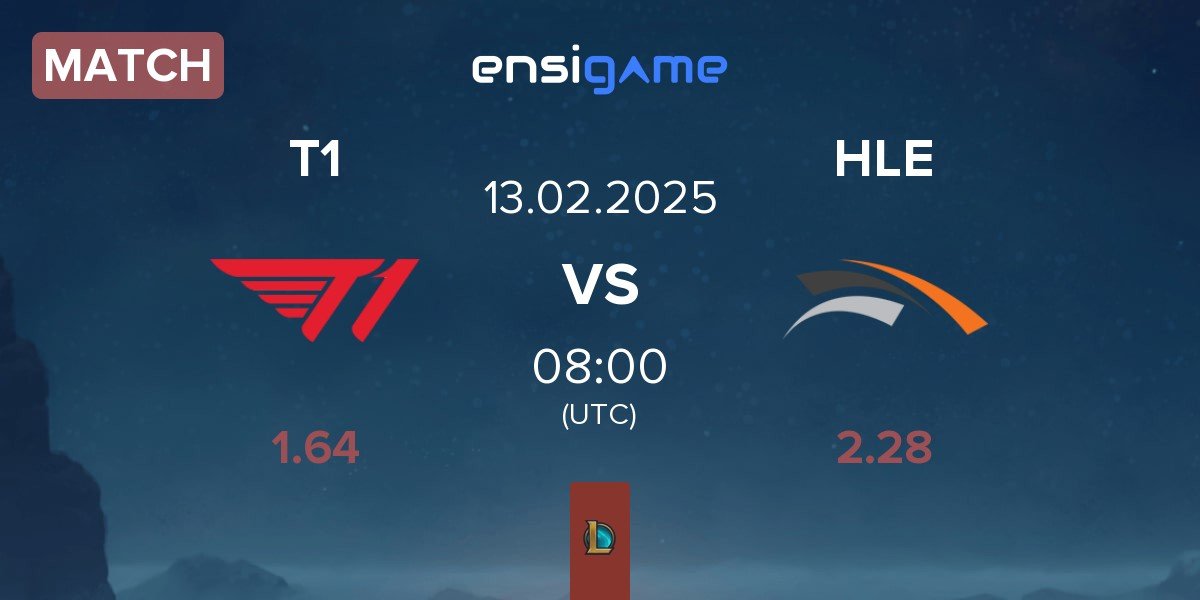 Match T1 vs Hanwha Life Esports HLE | 13.02