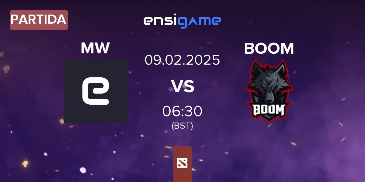 Partida Moodeng Warriors MW vs BOOM Esports BOOM | 09.02