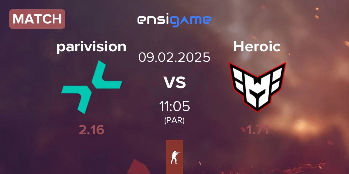 Match PARIVISION parivision vs Heroic | 09.02