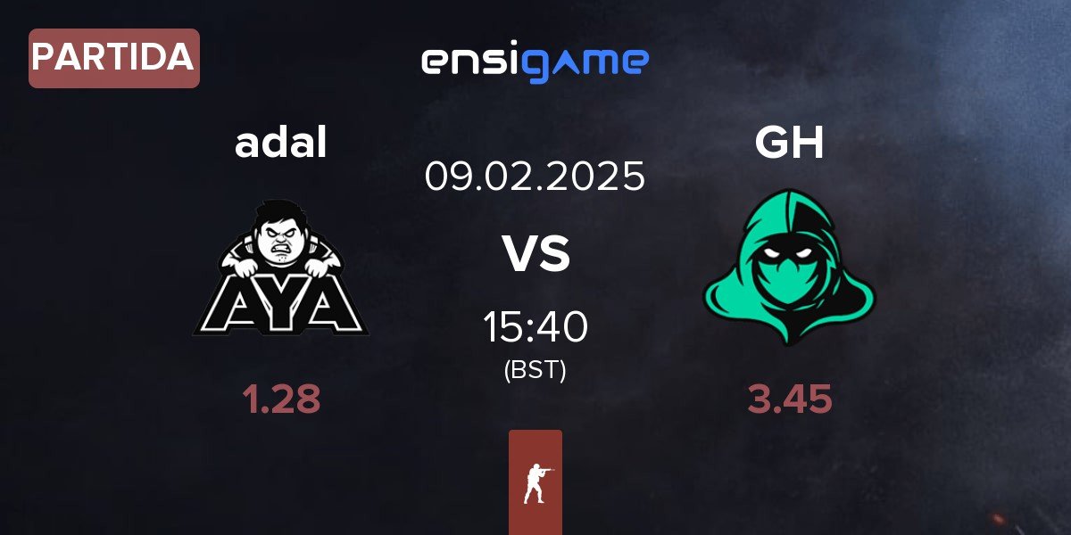 Partida adalYamigos adal vs GameHunters GH | 09.02