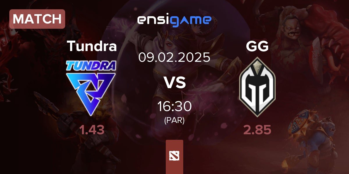 Match Tundra Esports Tundra vs Gaimin Gladiators GG | 09.02