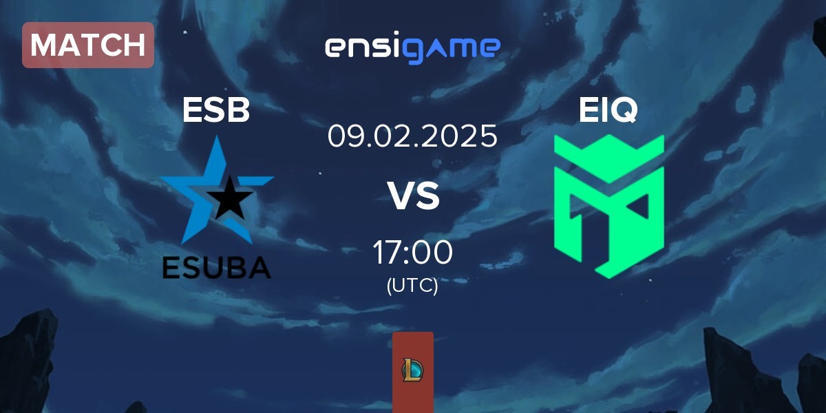 Match eSuba ESB vs Entropiq EIQ | 09.02