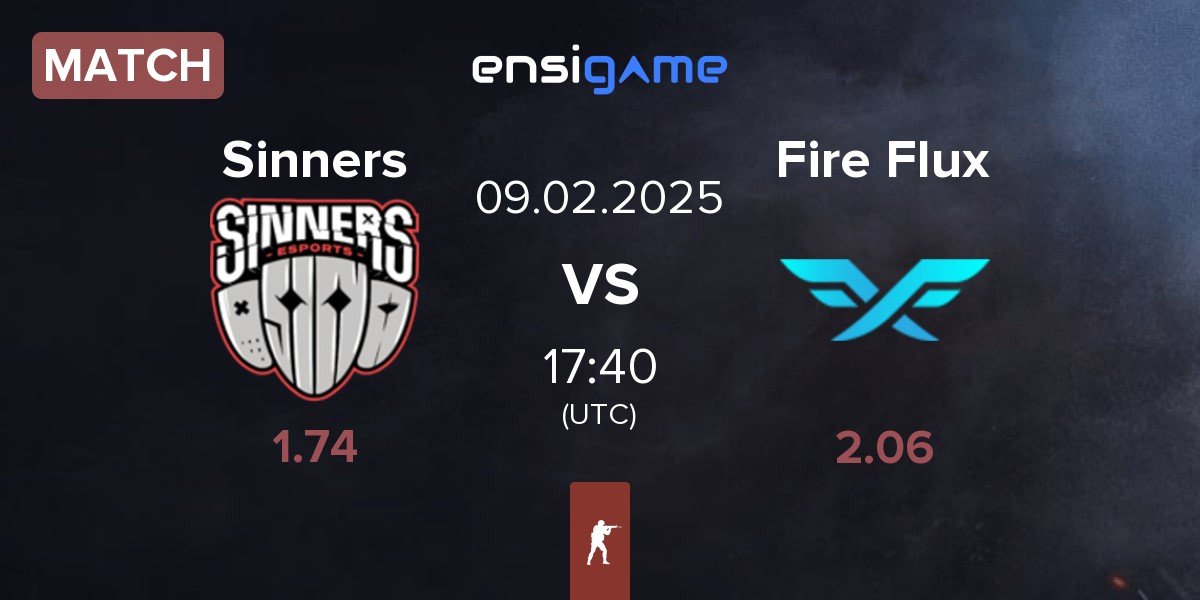 Match Sinners Esports Sinners vs Fire Flux Esports Fire Flux | 09.02