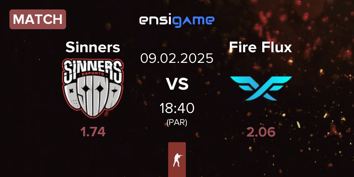 Match Sinners Esports Sinners vs Fire Flux Esports Fire Flux | 09.02