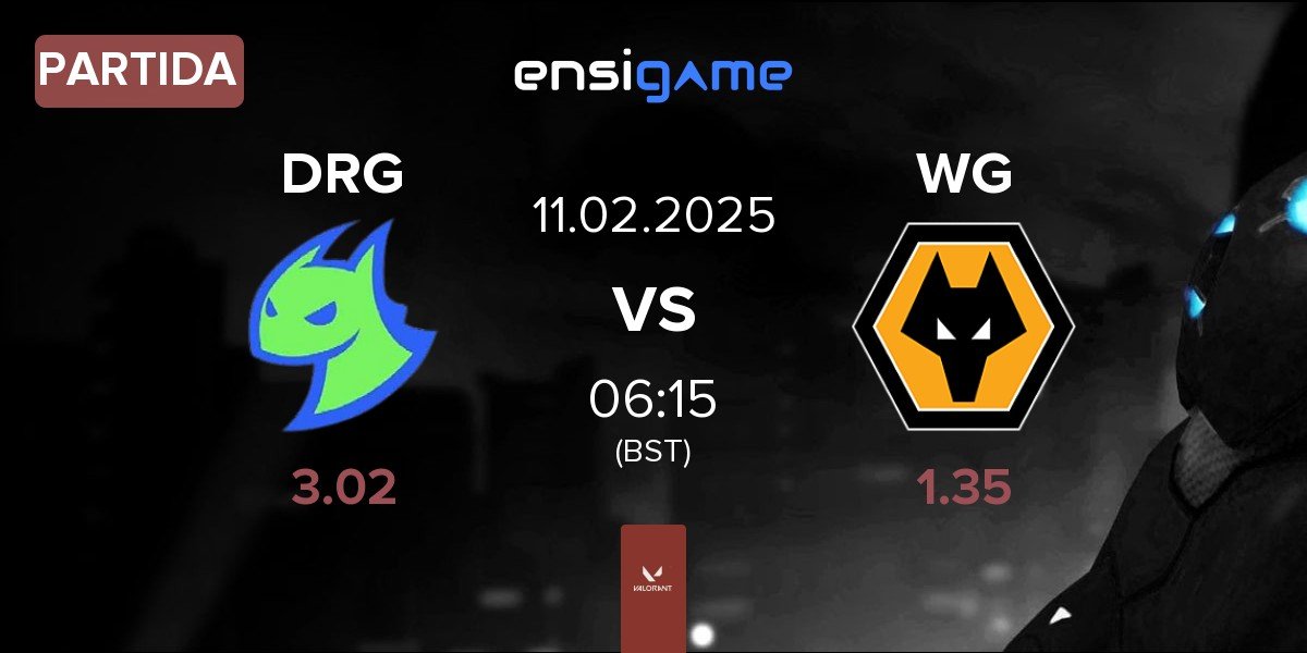 Partida Dragon Ranger Gaming DRG vs Wolves Esports WG | 11.02